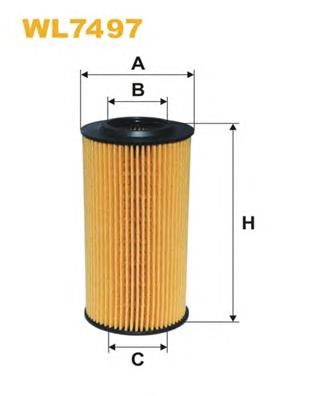 WIX FILTERS wl7497 -  Фильтр масляный двигателя